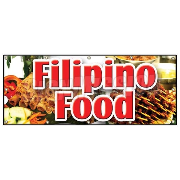 FILIPINO FOOD BANNER SIGN street foods manila philippines fish balls